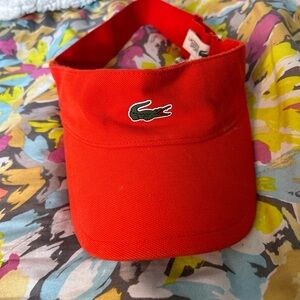 Lacoste visor hat never worn